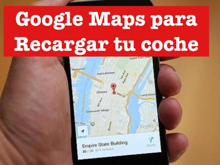 Donde recargar coche electrico mapa