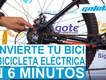 Como convertir una bicicleta comun en electrica