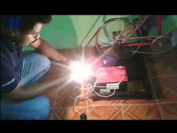 Como hacer energia electrica con una bicicleta