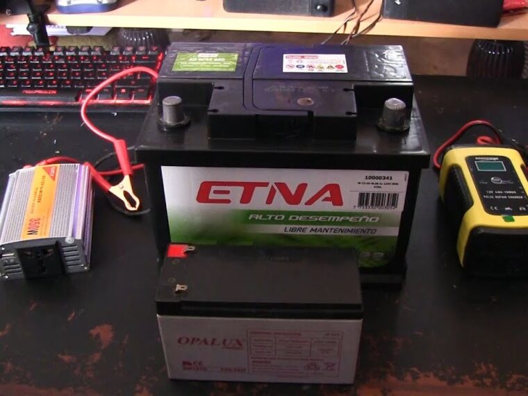 Como hacer instalacion electrica con una bateria de coche