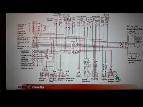 Como leer diagramas electricos de motos