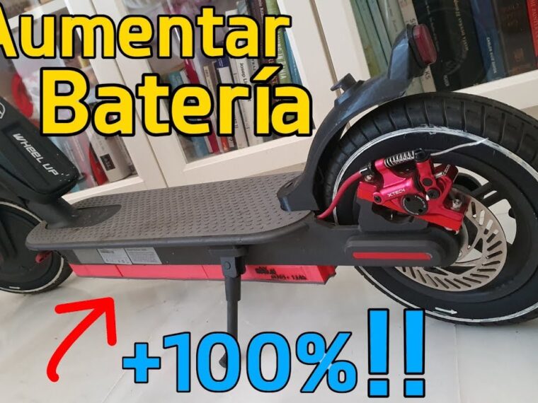 Como aumentar la autonomia de un patinete electrico