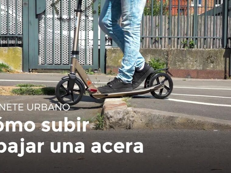 Patinete una rueda electrico como bajarte