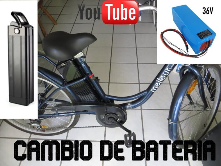 Como cambiar bateria bicicleta electrica