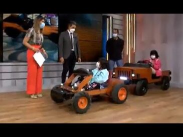 Como hacer coches de madera electrico con taladro para niños