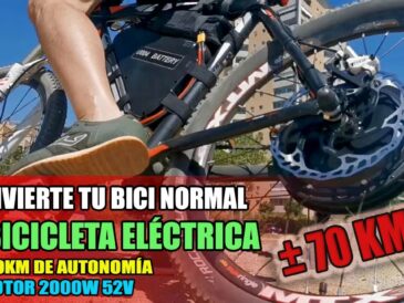 Como poner una bicicleta normal en electrica