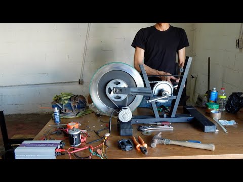 Como crear una bicicleta generadora de electricidad