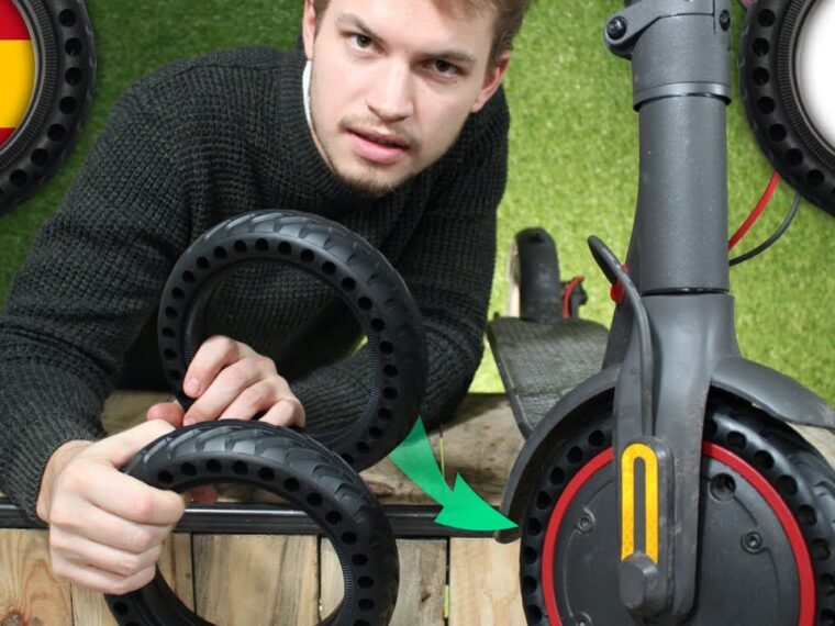 Como poner la rueda de patinete electrico