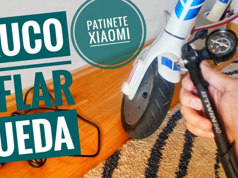 Cada cuanto hay que inflar ruedas patinete electrico