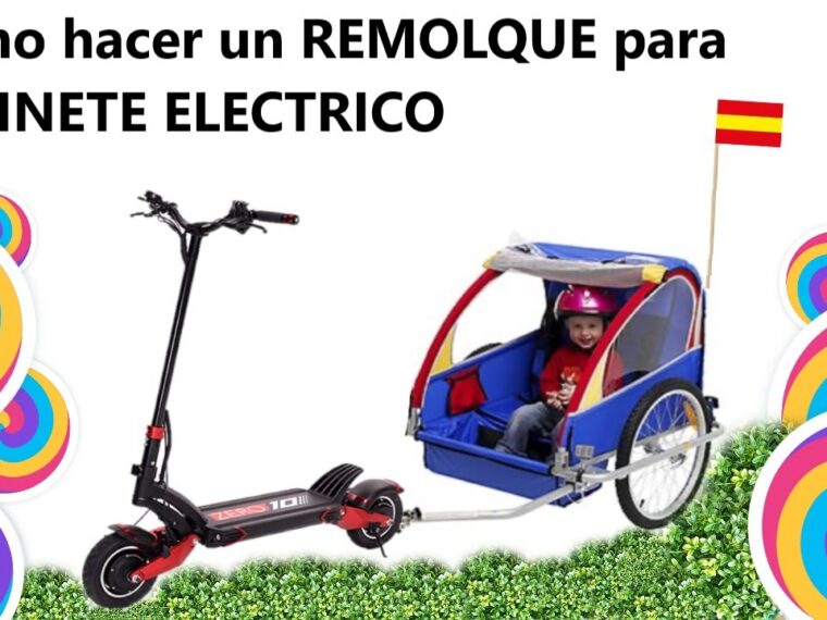 Como llevar niños en patinete electrico