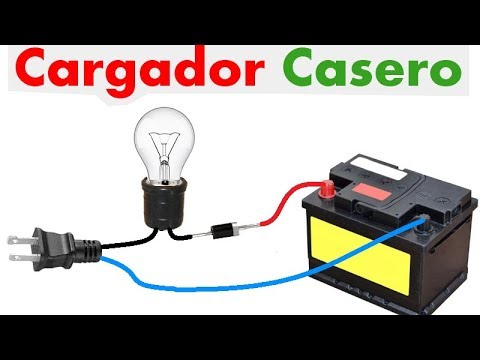 Como cargar una bateria de coche con un cargador electrico