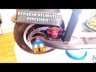 Como reparar un pinchazo de un patinete electrico