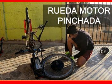 Como reparar pinchazo rueda trasera bicicleta electrica